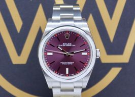 Rolex Oyster Perpetual 39 114300 (2018) - Purple dial 39 mm Steel case
