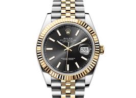 Rolex Datejust 41 126333 (2025) - Zwart wijzerplaat 41mm Goud/Staal