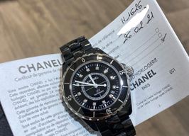 Chanel J12 H1626 (2021) - Black dial 38 mm Ceramic case