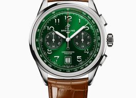 Breitling Premier AB0145371L1P1 (2024) - Green dial 42 mm Steel case