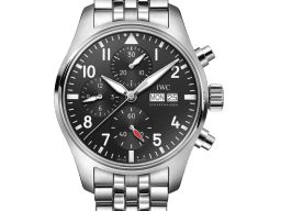 IWC Pilot Chronograph IW388113 (2025) - Black dial 41 mm Steel case