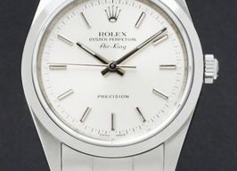 Rolex Air-King 14000 (1999) - Zilver wijzerplaat 34mm Staal