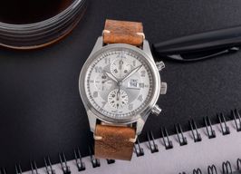 IWC Pilot Spitfire Chronograph IW371702 (2010) - Silver dial 42 mm Steel case