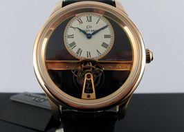 Jaquet-Droz Unknown J023033213 (2024) - Black dial 44 mm Red Gold case