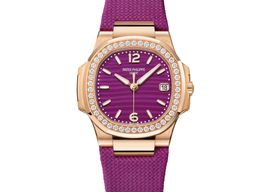 Patek Philippe Nautilus 7010R-013 (2025) - Purple dial 32 mm Rose Gold case