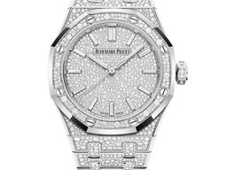 Audemars Piguet Royal Oak Selfwinding 15552BC.ZZ.1358BC.01 (2025) - Diamond dial 37 mm White Gold case