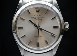 Rolex Air-King 5500 (1971) - Silver dial 34 mm Steel case