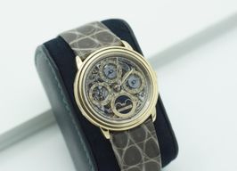 Audemars Piguet Quantieme Perpetual Calendar 25668BA (1989) - Transparent dial 36 mm Yellow Gold case