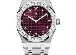 Audemars Piguet Royal Oak 67656BC.ZZ.1261BC.01 (2025) - Paars wijzerplaat 33mm Witgoud