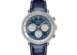 Breitling Navitimer 1 B01 Chronograph AB0139631C1P1 (2024) - Blauw wijzerplaat 41mm Staal