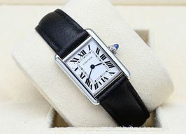 Cartier Tank WSTA0042 (2022) - White dial 30 mm Steel case