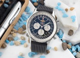 Breitling Navitimer 01 (46 MM) AB012721/BD09 (Onbekend (willekeurig serienummer)) - Zwart wijzerplaat 46mm Staal