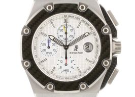 Audemars Piguet Royal Oak Offshore Chronograph 26030IO.OO.D001IN.01 (2005) - Silver dial 42 mm Titanium case