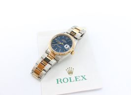 Rolex Datejust 36 16233 (Unknown (random serial)) - Blue dial 36 mm Gold/Steel case