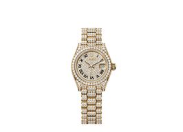Rolex Lady-Datejust 279458RBR (2025) - 28 mm Yellow Gold case