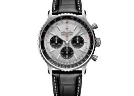Breitling Navitimer 1 B01 Chronograph AB0138241G1P1 (2025) - Silver dial 43 mm Steel case