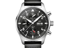 IWC Pilot Chronograph IW378001 (2025) - Black dial 43 mm Steel case