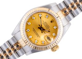 Rolex Lady-Datejust 69173 (1988) - Champagne dial 26 mm Gold/Steel case