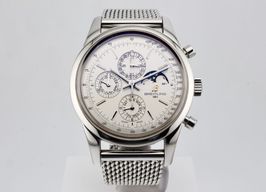Breitling Transocean Chronograph 1461 A19310 (2018) - Zilver wijzerplaat 43mm Staal