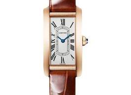 Cartier Tank Américaine WGTA0132 (2024) - Zilver wijzerplaat Onbekend Roségoud