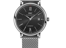 IWC Portofino Automatic IW356506 (2025) - Zwart wijzerplaat 40mm Staal