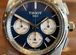 Tissot PRX T137.427.11.041.00 (Onbekend (willekeurig serienummer)) - Blauw wijzerplaat 42mm Staal