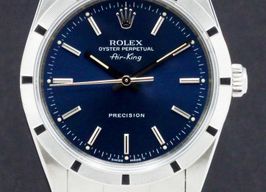 Rolex Air-King 14010 (1994) - Blue dial 34 mm Steel case