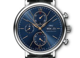 IWC Portofino Chronograph IW391036 (2024) - Zilver wijzerplaat 42mm Staal