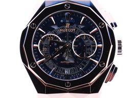 Hublot Classic Fusion 525.OX.5180.RX.ORL21/525OX5180RXORL21 (2022) - Transparant wijzerplaat 45mm Roségoud