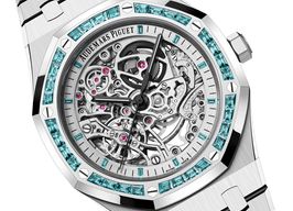 Audemars Piguet Royal Oak Double Balance Wheel Openworked 15412BC.TO.1220BC.01 (2025) - Transparent dial 41 mm White Gold case