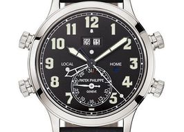 Patek Philippe Calatrava 5520P-001 (2022) - Black dial 42 mm Platinum case