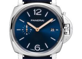 Panerai Luminor Due PAM01429 (2026) - Blauw wijzerplaat 42mm Staal