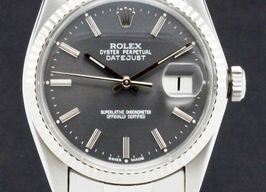 Rolex Datejust 36 16014 (1980) - Grijs wijzerplaat 36mm Staal