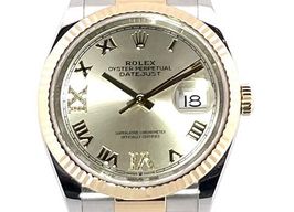 Rolex Datejust 36 126233 (2020) - Silver dial 36 mm Gold/Steel case