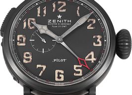 Zenith Pilot Type 20 GMT 96.2431.693/21.C738 (2020) - Black dial 48 mm Titanium case