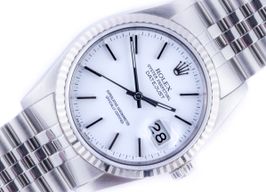 Rolex Datejust 36 16234 (1991) - Wit wijzerplaat 36mm Staal