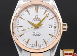 Omega Seamaster Aqua Terra 2303.30 (2010) - White dial 39 mm Gold/Steel case