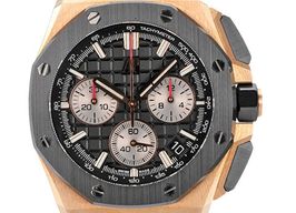 Audemars Piguet Royal Oak Offshore 26420RO.OO.A002CA.01 (2021) - Zwart wijzerplaat 43mm Roségoud