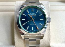 Rolex Milgauss 116400GV (2020) - Blauw wijzerplaat 40mm Staal