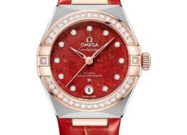 Omega Constellation 131.28.29.20.99.002 (2025) - Red dial 29 mm Steel case