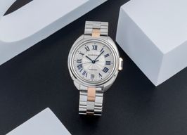 Cartier Clé de Cartier W2CL0003 (Unknown (random serial)) - Silver dial 35 mm Steel case