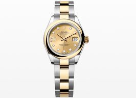 Rolex Lady-Datejust 279163 (2021) - Zilver wijzerplaat 28mm Goud/Staal