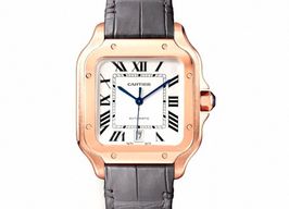 Cartier Santos WGSA0019 (2023) - Zilver wijzerplaat 40mm Roségoud