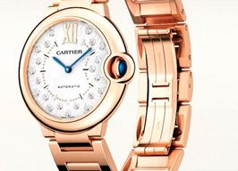 Cartier Ballon Bleu 36mm WGBB0055 (2023) - Wit wijzerplaat 37mm Roségoud