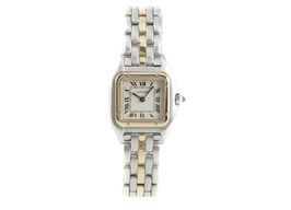 Cartier Panthère 66921 (1997) - White dial 22 mm Gold/Steel case