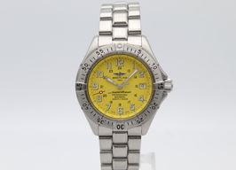 Breitling Superocean A17345 (2001) - Geel wijzerplaat 41mm Staal