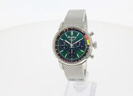 Breitling Top Time AB01762A1L1A1 (2024) - Groen wijzerplaat 41mm Staal