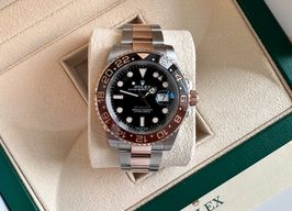 Rolex GMT-Master II 126711CHNR (2023) - Zwart wijzerplaat 40mm Goud/Staal