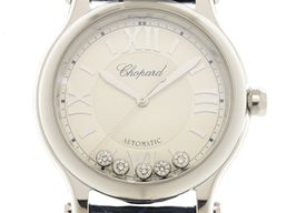 Chopard Happy Sport 278608-3001 (2023) - Zilver wijzerplaat 33mm Staal