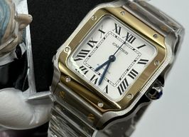 Cartier Santos W2SA0016 (2023) - Zilver wijzerplaat 35mm Staal